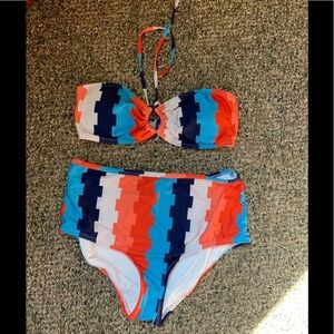 New high waist swimsuit size medium